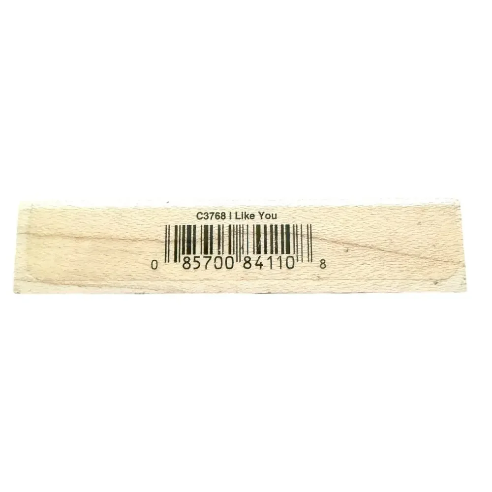 Hero Arts Vintage I Like You C3768 Mounted Rubber Stamp